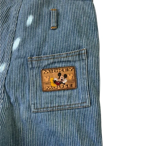 Vintage Mickey Mouse Railroad Character Overalls 4T - Picture 6 of 7